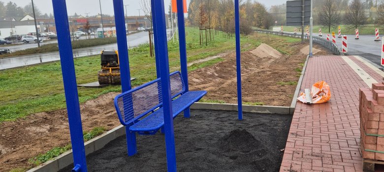 Dokumentation des Baufortschritts - Pflasterarbeiten