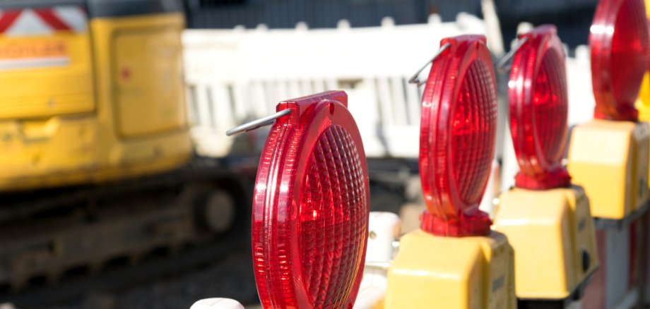 Sicherung einer Baustelle