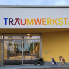 Eingangsbereich der Kita Traumwerkstatt