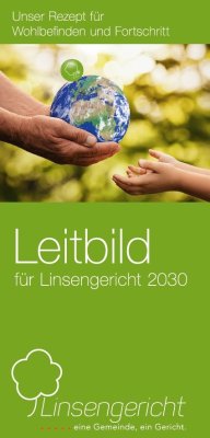 Titelblatt des Folders "Leitbild 2030 für die Gemeinde Linsengericht"