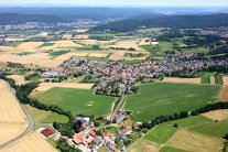 Luftaufnahme des Orteils Geislitz