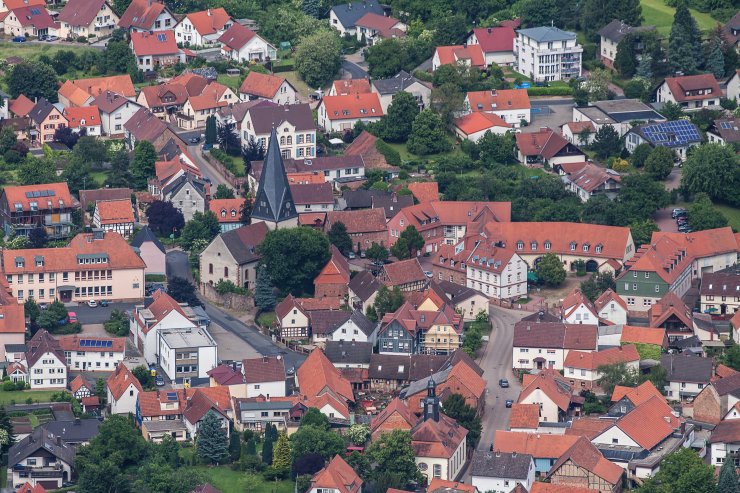 Luftaufnahme von Altenhaßlau