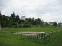 Impression des Ortsteils Eidengesäß - hier der Bolzplatz