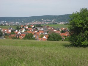 Blick auf den Ortsteil Geislitz