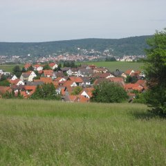 Blick auf den Ortsteil Geislitz