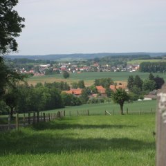 Blick auf den Ortsteil Geislitz