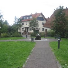 Parkanlage im Ortsteil Geislitz