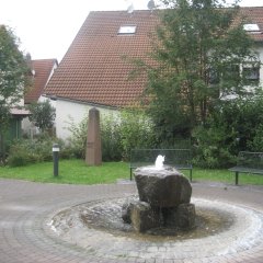 Brunnen im Park von Geislitz