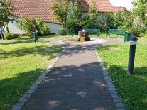 Brunnen im Park von Geislitz