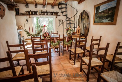Italienisches Ambiente im Trauzimmer "La Bottega Toscana"